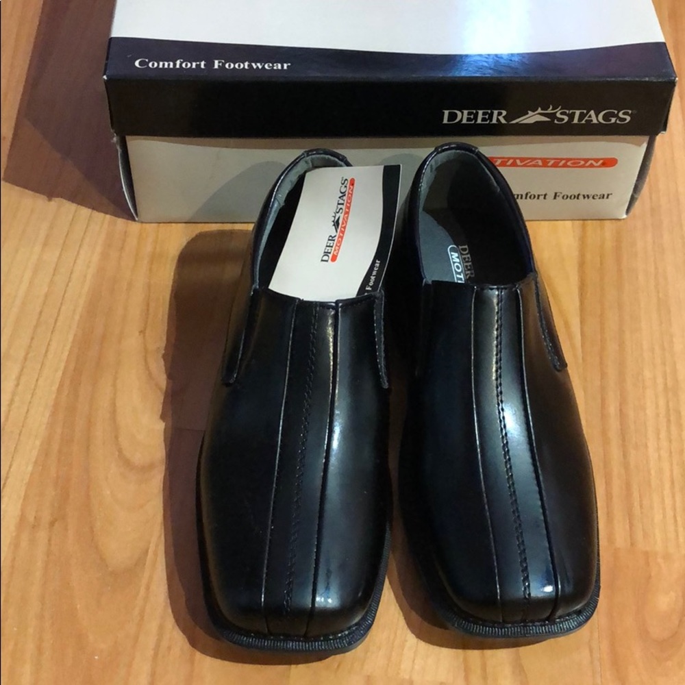 New Deer Stags black formal dress shoes